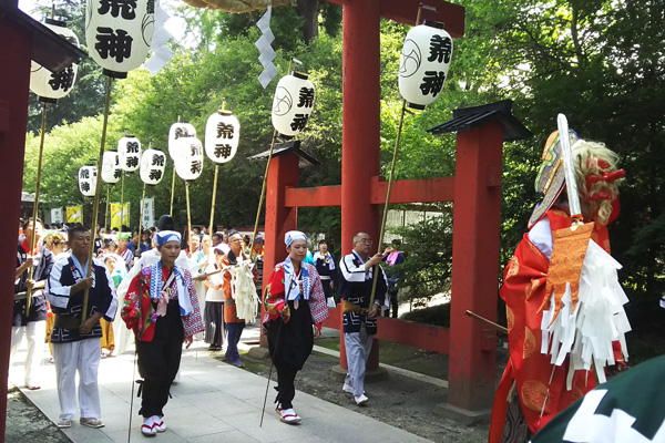荒神祭の様子