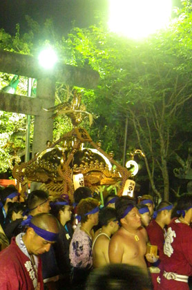 真岡の夏祭り　宮入り2