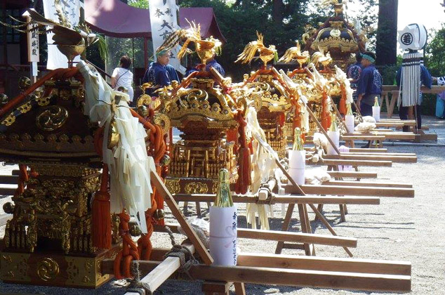 真岡の夏祭り　神輿2