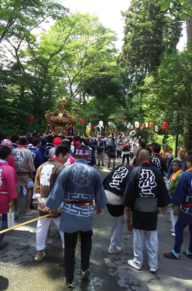 真岡の夏祭り　宮出しの様子3